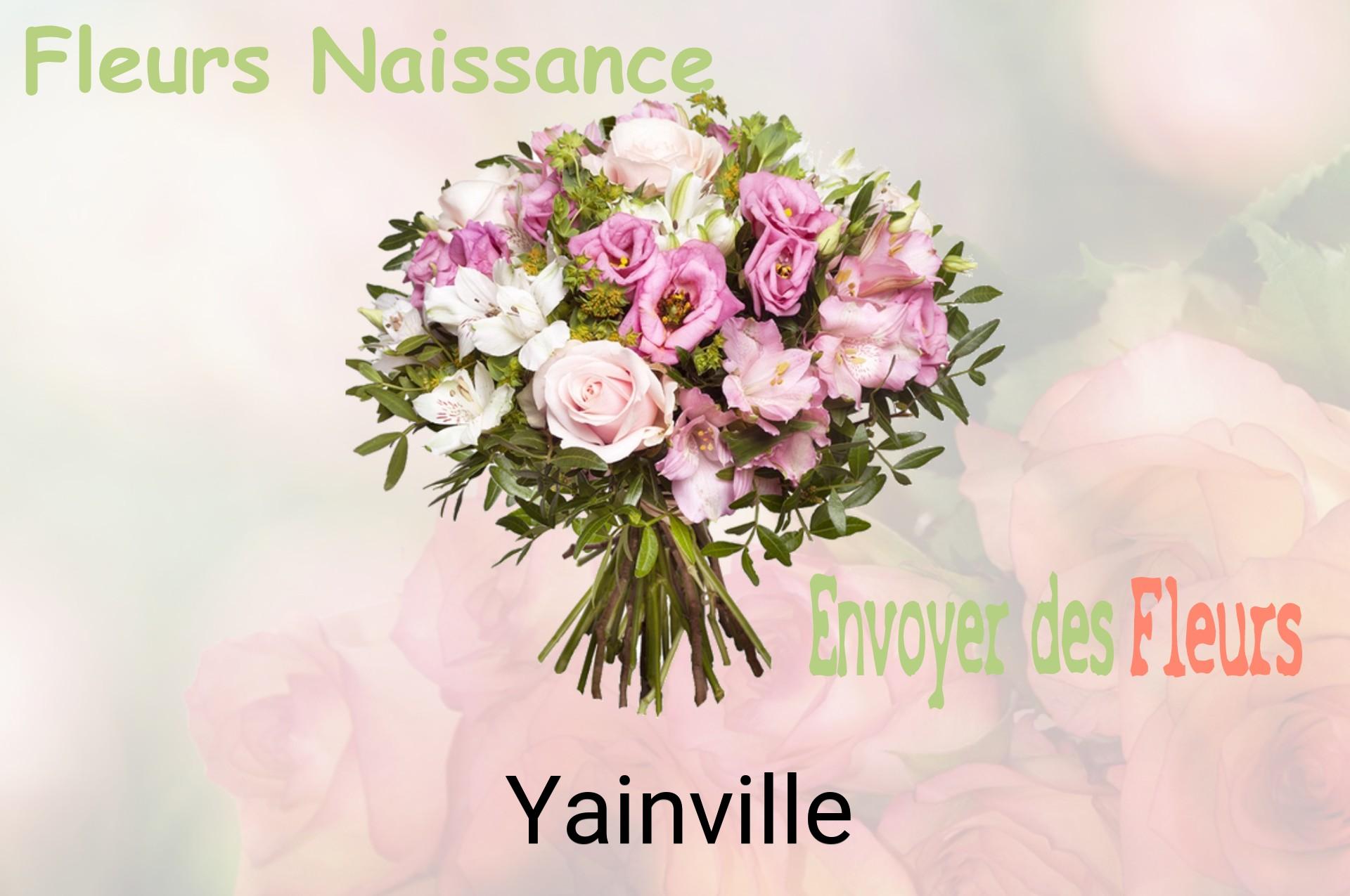 Bouquet de fleurs de naissance livré à Yainville